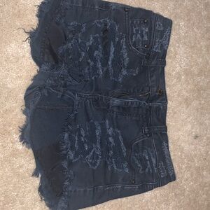 American Eagle ripped shorts
